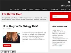 Sites similar to stronghair.org