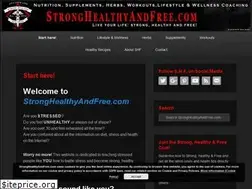 Sites similar to stronghealthyandfree.com