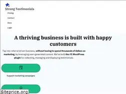 Sites similar to strongtestimonials.com