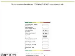 Sites similar to stroomkosten.net