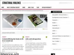 Sites similar to structuralviolence.org