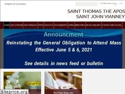 Sites similar to ststhomasjohn.org