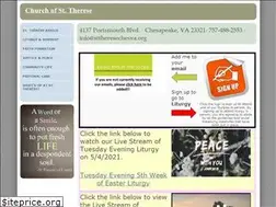Sites similar to sttheresechesva.org