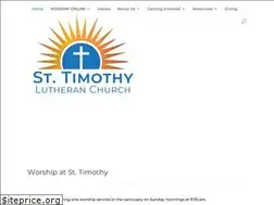 Sites similar to sttimothylutheran.org