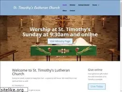 Sites similar to sttimothys-elca.org