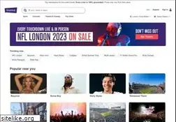 Sites similar to stubhub.co.uk