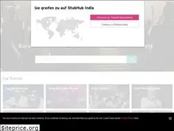 Sites similar to stubhub.in
