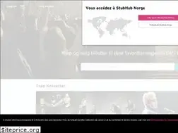 Sites similar to stubhub.no