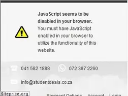Sites similar to studentdeals.co.za