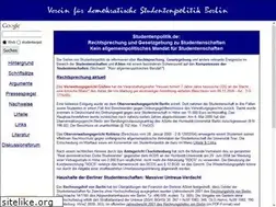 Sites similar to studentenpolitik.de