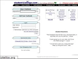 Sites similar to studentlistings.com