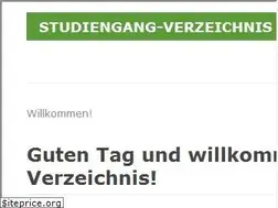 Sites similar to studiengang-verzeichnis.de