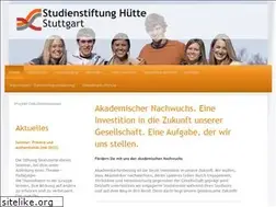 Sites similar to studienstiftung-huette-stuttgart.de