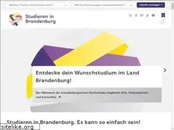 Sites similar to studieren-in-brandenburg.de