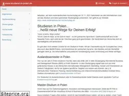 Sites similar to studieren-in-polen.de