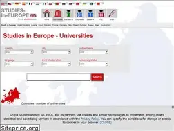 Sites similar to studies-in-europe.eu