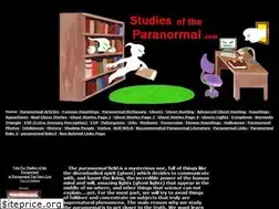 Sites similar to studiesoftheparanormal.com