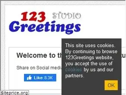 Sites similar to studio.123greetings.com