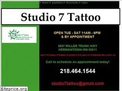 Sites similar to studio7tattoo.com