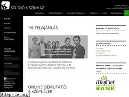 Sites similar to studiokszinhaz.hu
