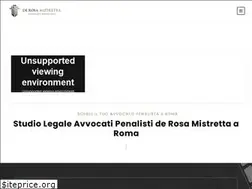 Sites similar to studiolegalederosamistretta.it