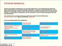 Sites similar to studiumgenerale.nl