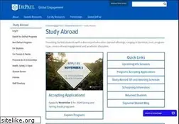 Sites similar to studyabroad.depaul.edu