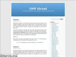 Sites similar to studyabroad.umwblogs.org