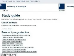 Sites similar to studyguide.jyu.fi