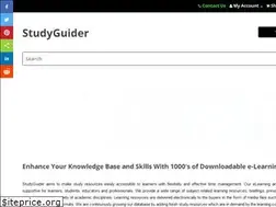 Sites similar to studyguider.com