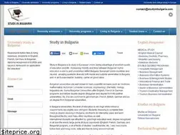 Sites similar to studyinbulgaria.com