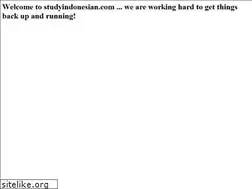 Sites similar to studyindonesian.com