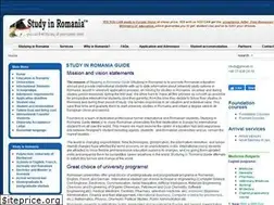 Sites similar to studyinginromania.com