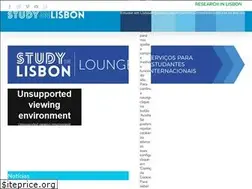 Sites similar to studyinlisbon.pt
