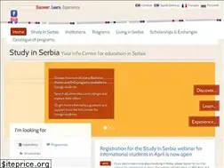Sites similar to studyinserbia.rs