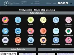Sites similar to studyopedia.com