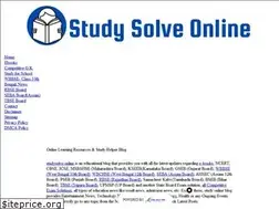 Sites similar to studysolve.online