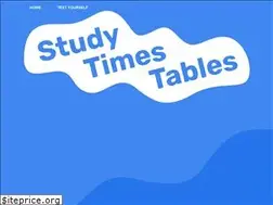 Sites similar to studytimestables.com