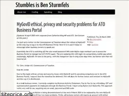 Sites similar to stumbles.id.au