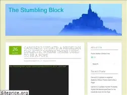 Sites similar to stumblingblock.org