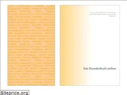 Sites similar to stundenbuch-online.de