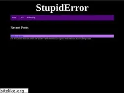 Sites similar to stupiderror.com