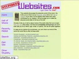 Sites similar to stupidest-websites.com