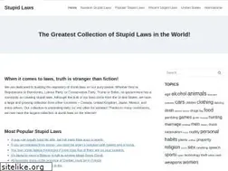 Sites similar to stupidlaws.com