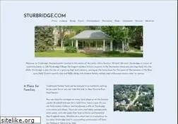 Sites similar to sturbridge.com