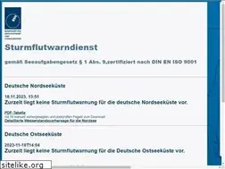 Sites similar to sturmflutwarnungen.de
