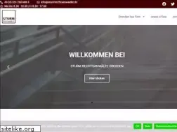 Sites similar to sturmrechtsanwaelte.de