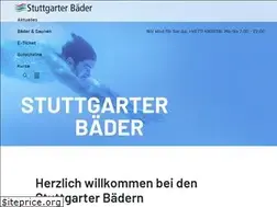 Sites similar to stuttgarterbaeder.de