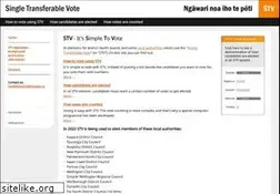 Sites similar to stv.govt.nz