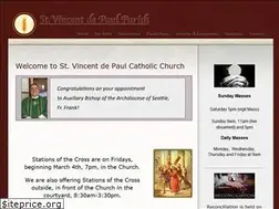 Sites similar to stvincentparish.org